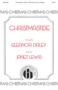 Christmastide SATB choral sheet music cover Thumbnail